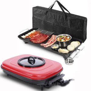 신일 다이아몬드코팅 초대형 와이드 전기그릴 풀세트 모음 풀구성 75cm 전기 불판