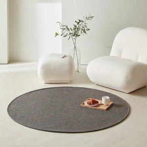 [S급리퍼] 먼지없는 솔리드 사이잘룩 러그 사계절 카페트 원형 3size