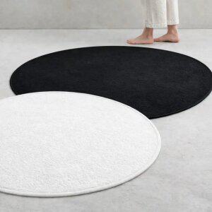 [S급리퍼] 관리쉬운 크레용 단모 러그 사계절 카페트 원형 3size