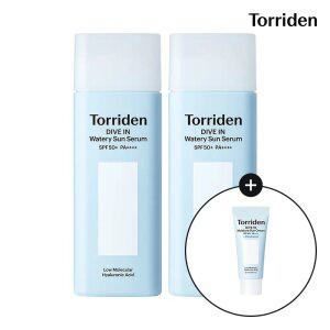 [SET] 토리든 다이브인 워터리 핏 선세럼 50ml X 2개 (+모이스처 선크림 20ml)