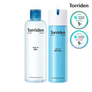 [SET] 토리든 다이브인 포맨 저분자 히알루론산 스킨 300ml+올인원 200g (+올인원 20m