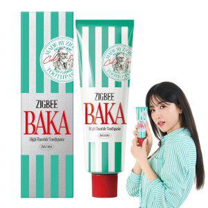 [구취제거 지속 6시간] 지.그.비 프리미엄 고불소 구취케어치약 바카 민트향 117g 1개