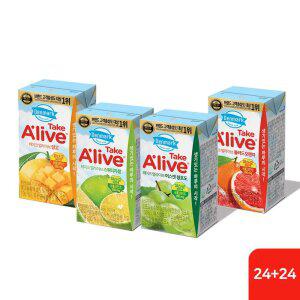 덴마크 테이크 얼라이브 24+24입 (오렌지/망고/자몽/샤인)