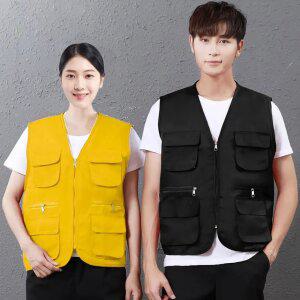J2K 사계절용 작업조끼 현장 안전 작업복 근무복 주차 택배조끼