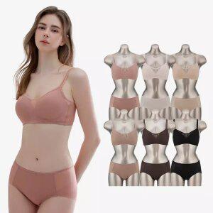 [최초가 159,900원] 오모떼 올데이 에센셜 심플 누디 데일리 브라팬티 12종 풀세트