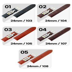 조이덴 고급 소가죽 명품 가죽 시계줄 24x24mm 모음