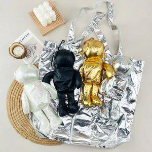 곰돌이 키링 장바구니 에코백 휴대용 접이식 일체형 보조가방