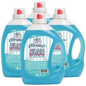 마미스 딥클린 알카퓨어젤 알칼리 액체세제 3.05L 4개 알카리 세탁세제 약알카리성