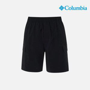 남성 우븐 카고 숏 팬츠_블랙 (C62-YMD802)