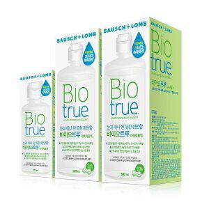 [클리어런스] 바슈롬 바이오트루 렌즈세척액 500ml x2개 (+120ml) (소비기한 26.09.30