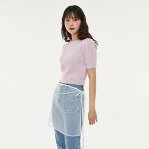 꽈배기 퍼프 반팔니트 AQ1KH282