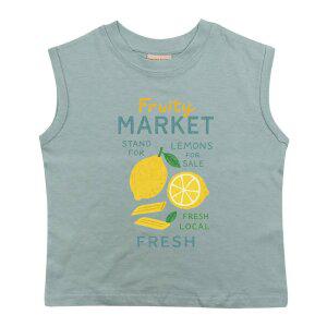 레몬 민소매 티셔츠(Lemon Sleeveless T)