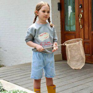 버터 반팔 맨투맨(Butter half MTM)