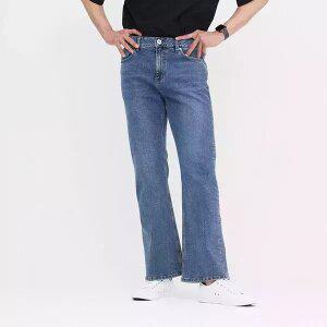 여성) 부츠컷 데님팬츠 미디엄블루 AN4DNE861-MB