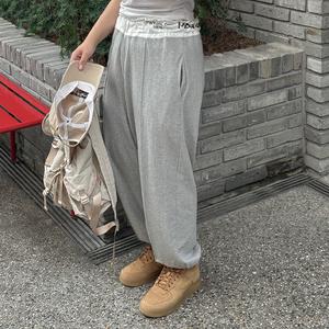 [제작/빅사이즈]이블렛 멜리드 배색 조거 밴딩팬츠 제이스타일