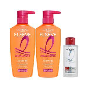 로레알파리 드림랭스 컨디셔닝 헤어팩 375ml 2개 + 랜덤 제품 100ml