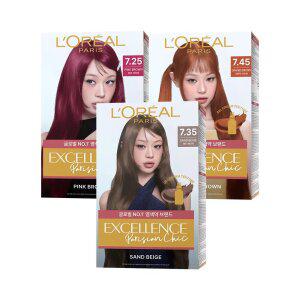 로레알파리 엑셀랑스 파리지앵 시크/크림 염모제 3개