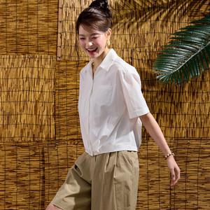 [체이스컬트] [2color] 여자 밑단 변형 반팔셔츠