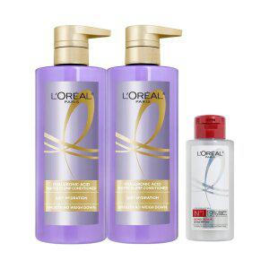 로레알파리 히알루론산 컨디셔닝 헤어팩 660ml 2개 + 랜덤 제품 100ml