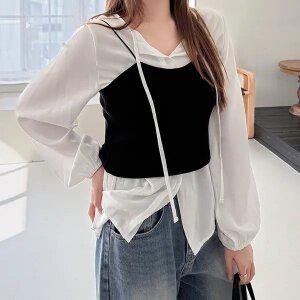 [빅사이즈]이블렛 라프하 크롭 뷔스티에 제이스타일