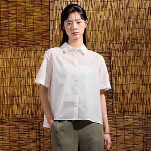 [체이스컬트] 여성 플리츠 주름 반팔 셔츠-DBRG5574D01