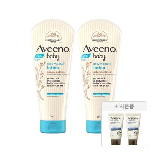 아비노베이비 데일리 모이스쳐 로션 227g, 2개+증정(스킨릴리프 바디로션 30g, 2개)