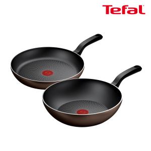 테팔 인덕션 라이트쿡 2종(팬28+웍28)