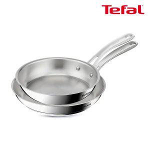 테팔 인덕션 SS 퍼펙트 레지스트 후라이팬 2종(24cm+28cm)