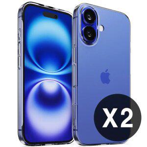 [1+1 에어로핏 슬림 케이스 ] 1mm 초슬림 하드 젤리 아이폰17/16/15 프로 맥스 갤럭시