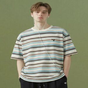 [GOLA] MULTI STRIPE T-SHIRT [4 COLOR]