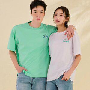 [체이스컬트] [3color] 유니 컬러 드로잉 티셔츠