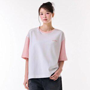 [체이스컬트] [2color] 여자 컬러블록 반팔