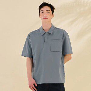 [체이스컬트] [2color] 남자 반오픈 반팔셔츠