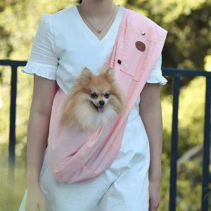 J2K 강아지 고양이 이동가방 슬링백 산책 외출용 반려동물 이동장