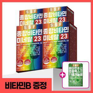 [4/16 비타민B1박스 더]순수식품 종합 멀티비타민 미네랄 23종 12개월분(360정)