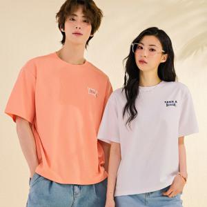 [체이스컬트] [3color] 유니 레터링 반팔티