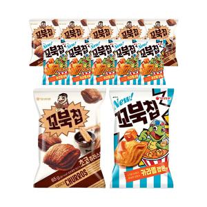 오리온 꼬북칩 초코츄러스 80g, 5개 + 카라멜팝콘맛 72g, 5개