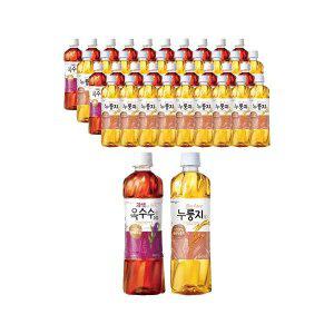 웅진 자색 옥수수수염차 500ml, 20개 + 누룽지차 500ml, 20개