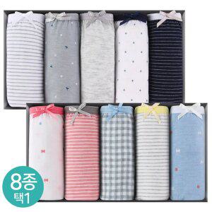 (30%즉시할인) 폭스 미디 택1 (5매입) 여성팬티 면팬티