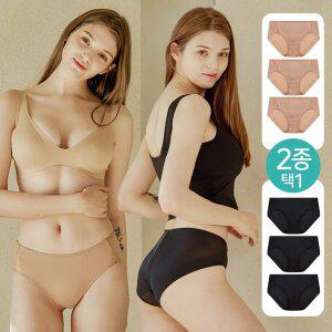 (30%즉시할인) 누디 미디 택1 (3매입) 여성팬티 햄팬티