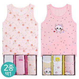 (30%즉시할인) 비비키즈 여아 런닝 택1 (3매입) 아동런닝