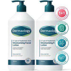 [원쁠원] 더마올로지 8중 히알루론산 대용량 페이셜 수분 로션 1L 주름개선 미백 기능