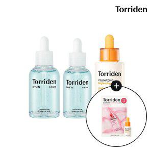 [SET] 토리든 다이브인 저분자 히알루론산 세럼 50ml+40ml+셀메이징 비타앰플 30ml (+