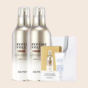 닥터펩티 펩타이드 볼륨 리프팅 프로 에센스 100ml 2병 세트 + 샤쉐 20매 + 하이드라