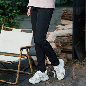 몽벨 여성 베이직 롱 팬츠 [BLACK]