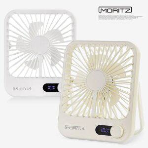 모리츠 전기 충전식 휴대용 BLDC 강력모터 100단 미세 풍속 조절 180도 각도조절 미니