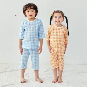 체크 칠부실내복(4color)