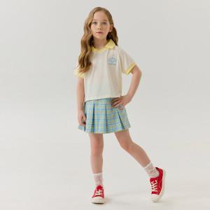 체크플리츠스커트상하복(아이보리)