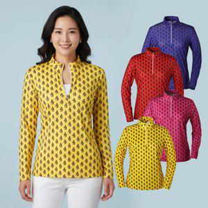 아센티 여름 여성 레터링 아이스 긴팔 티셔츠 등산 티 쿨 기능성 반목 상의 419