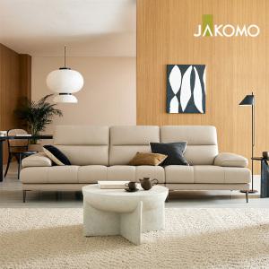 [자코모] 카밍 4인 천연면피 소가죽 소파